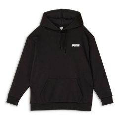 Bluza damska Puma ESS SMALL LOGO RELAXED FL czarna 68832001 r XL. Czarne bluzy Puma, m, bez wzorów, z bawełny, biznesowe, bez ramiączek, z kapturem. Za 146.17 zł.