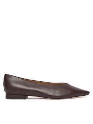 LAUREN RALPH LAUREN Baleriny Audri 802P18411005 Brązowy ciemny. Brązowe baleriny Lauren Ralph Lauren, bez wzorów, ze skóry, bez obcasa, bez zapięcia. Za 769.99 zł.