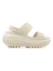 Crocs Sandały "Mega Crush" w kolorze beżowym na koturnie rozmiar: 39/40. Brązowe sandały Crocs, bez wzorów, z otwartym noskiem, bez obcasa, na koturnie, bez zapięcia. Za 249.95 zł.
