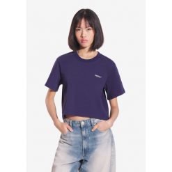 Koszulka sportowa damska Prosto Heavyweight z krótkim rękawem. Niebieskie t-shirty sportowe Prosto., bez wzorów, bez ramiączek. W wyprzedaży za 117.99 zł.