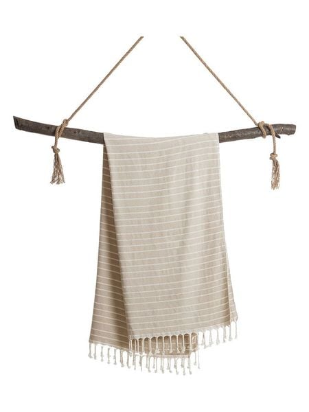Samimi Chusta hammam w kolorze beżowym - 180 x 100 cm rozmiar: onesize. Brązowe chusty Samimi, bez wzorów, z bawełny. Za 85.95 zł.