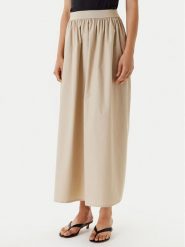 United Colors Of Benetton Spódnica maxi 4TPUD004I Beżowy Regular Fit. Brązowe spódnice United Colors Of Benetton, xs, bez wzorów, z bawełny, maxi. Za 259.99 zł.