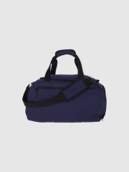 4F Torba sportowa (25 L) z kieszenią na obuwie - granatowa Uniwersalny. Niebieskie buty treningowe 4f, bez wzorów, z syntetyku, bez zapięcia, na fitness i siłownię. W wyprzedaży za 99.99 zł.