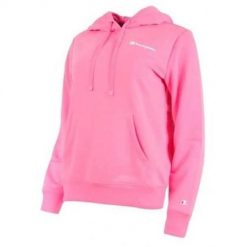 Bluza sportowa damska Champion Crewneck Sweatshirt. Czerwone bluzy z kapturem Champion, xs, bez wzorów, z kapturem, trekkingowe. Za 128.00 zł.