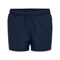 Szorty damskie Hummel Move Grid. Niebieskie szorty sportowe Hummel, bez wzorów, na fitness i siłownię. Za 191.00 zł.