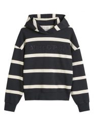 Marc O´Polo Bluza w kolorze granatowo-kremowym rozmiar: M. Brązowe bluzy z kapturem m, bez wzorów, z bawełny, z kapturem. Za 309.63 zł.
