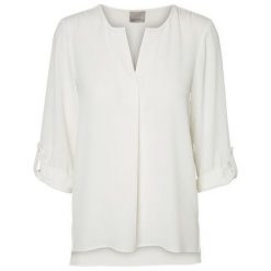 Vero Moda Damska bluzka VMSASHA 3/4 TOP A NOOS Snow White (rozmiar XS). Białe bluzki Vero Moda, xs, bez wzorów, bez kołnierzyka, bez ramiączek. W wyprzedaży za 55.00 zł.