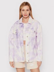 DeeZee Kurtka jeansowa Colours On Me KL033 Fioletowy Oversize. Fioletowe kurtki DeeZee, s, bez wzorów, z bawełny, bez kaptura. Za 189.99 zł.