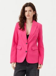 ONLY Marynarka Raven 15338389 Różowy Slim Fit. Czerwone marynarki i żakiety ONLY, bez wzorów, z syntetyku, bez ramiączek. Za 139.99 zł.