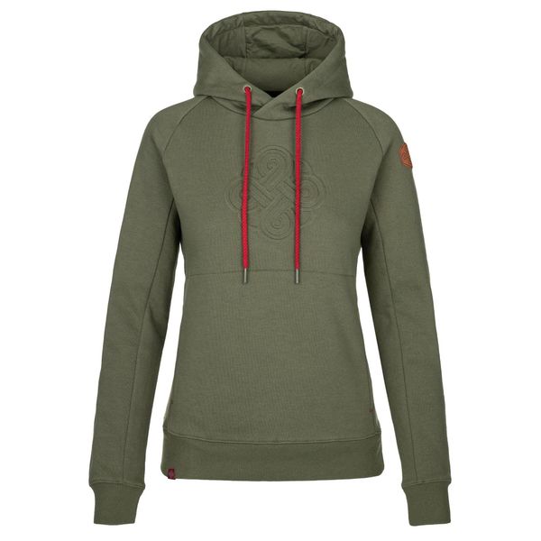Bluza damska Kilpi SOHEY-W. Zielone bluzy Kilpi, xs, bez wzorów, z kapturem. Za 189.67 zł.