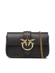 Pinko Torebka Love One Pocket C PE 23 PLTT 100061 A0F1 Czarny. Czarne kopertówki Pinko, bez wzorów, ze skóry, wizytowe, bez dodatków. Za 1,169.00 zł.