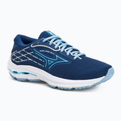 Buty do biegania damskie Mizuno Wave Equate 8. Białe buty do biegania Mizuno, bez wzorów, bez zapięcia, do biegania, mizuno wave. Za 569.99 zł.