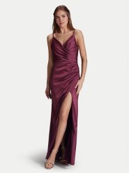 Hey Kyla Sukienka wieczorowa 5AI075HK Bordowy Slim Fit. Czerwone sukienki Hey Kyla, bez wzorów, z syntetyku, wizytowe, bez kołnierzyka, bez ramiączek. Za 589.99 zł.