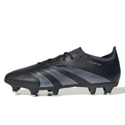 Buty Piłkarskie Adidas Sport Predator League Sg Dorosłych. Czarne buty treningowe adidas, bez wzorów, z materiału, bez zapięcia, do piłki nożnej. Za 299.00 zł.
