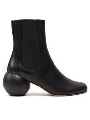 Weekend Max Mara Sztyblety Este 24257960146 Czarny. Czarne botki Weekend Max Mara, bez wzorów, ze skóry, bez obcasa, na słupku, bez zapięcia. Za 1,119.00 zł.
