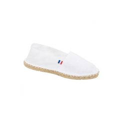 Espadryle Kariban Made in France. Białe espadryle KARIBAN, bez wzorów, bez obcasa. Za 123.00 zł.