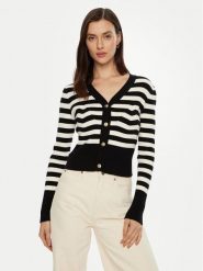 Fracomina Kardigan FS24WT8005K459N8 Czarny Slim Fit. Czarne swetry Fracomina, m, bez wzorów, z syntetyku, bez ramiączek. Za 279.99 zł.