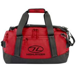 Torba Duffle Highlander Hauler. Czerwone torby sportowe Highlander, bez wzorów. Za 458.00 zł.