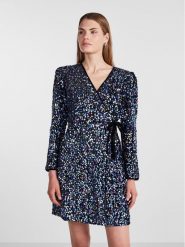 YAS Sukienka koktajlowa 26031700 Czarny Regular Fit. Czarne sukienki YAS, s, bez wzorów, z syntetyku, wizytowe, bez kołnierzyka, bez ramiączek. Za 319.99 zł.