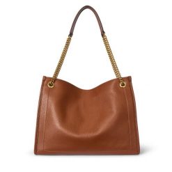 Torebka LAUREN RALPH LAUREN. Brązowe torebki klasyczne Lauren Ralph Lauren, bez wzorów, klasyczne, bez dodatków. Za 2,199.00 zł.
