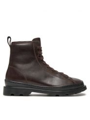 Camper Botki Brutus K400325-056 Brązowy. Brązowe botki Camper, bez wzorów, ze skóry, bez obcasa, na płaskiej podeszwie, bez zapięcia. Za 569.99 zł.