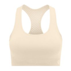 Damski Biustonosz Sportowy Dont Sweat It II. Żółte biustonosze sportowe Dare 2b, bez wzorów, na fitness i siłownię. Za 93.99 zł.