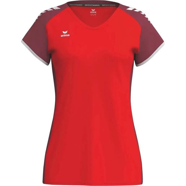 Damski tank top Erima Wings. Czerwone topy Erima, bez wzorów, bez kołnierzyka, bez ramiączek. Za 280.99 zł.