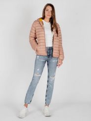 Invicta Kurtka "Down Jacket" | 4431449 | Kobieta | Cielisty, Różowy. Czerwone kurtki Invicta, xxl, z aplikacjami, z poliamidu, bez kaptura. W wyprzedaży za 419.00 zł.