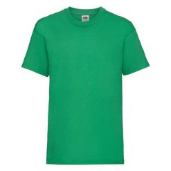 T-shirt Fruit Of The Loom Valueweight Child Green Kelly. Czarne t-shirty fruit of the loom, bez wzorów, z bawełny, sportowe, bez kołnierzyka, bez ramiączek. Za 143.99 zł.