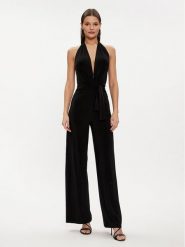 NORMA KAMALI Kombinezon KK122JPL470001 Czarny Regular Fit. Czarne sukienki Norma Kamali, s, bez wzorów, z syntetyku, bez kołnierzyka, bez ramiączek. Za 1,129.00 zł.