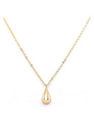 MOODE Naszyjnik "Julienne" z zawieszką - dł. 42 cm rozmiar: onesize. Żółte naszyjniki MOODE, z materiału, ze stali. Za 43.99 zł.