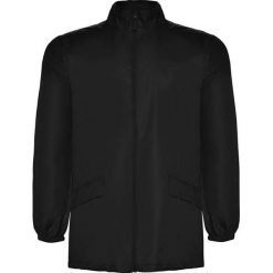 Lekka Wodoodporna Kurtka Dla Dorosłych Unisex Escocia. Czarne kurtki ROLY, xl, bez wzorów, sportowe, bez kaptura. Za 82.99 zł.