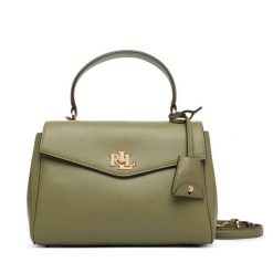 Torebka LAUREN RALPH LAUREN. Zielone torebki klasyczne Lauren Ralph Lauren, bez wzorów, klasyczne, bez dodatków. Za 1,799.00 zł.