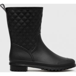 Answear Lab kalosze damskie kolor czarny. Czarne kalosze Answear Lab, bez wzorów, z gumy, z okrągłym noskiem, bez zapięcia. Za 129.99 zł.