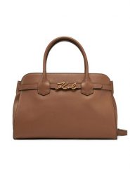 KARL LAGERFELD Torebka A1W30148 Brązowy. Brązowe torebki klasyczne KARL LAGERFELD, bez wzorów, ze skóry, bez dodatków. Za 1,479.00 zł.