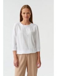 TATUUM Bluzka w kolorze białym rozmiar: 38. Białe bluzki Tatuum, s, bez wzorów, z wiskozy, klasyczne, bez kołnierzyka, bez ramiączek. Za 104.89 zł.