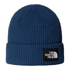 Czapka zimowa The North Face SALTY LINED BEANIE. Niebieskie czapki zimowe The North Face, bez wzorów. W wyprzedaży za 129.00 zł.