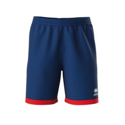 Szorty Errea Barney. Czerwone szorty sportowe ERREA, z aplikacjami, z materiału, z standardowym stanem, do biegania. Za 139.50 zł.