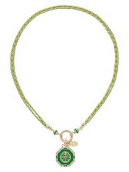 U.S. Polo Assn. Naszyjnik z kryształami - dł. 38 cm rozmiar: onesize. Zielone naszyjniki U.S. Polo Assn., z bawełny, z kryształem, metalowe. Za 161.73 zł.