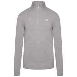 Bluza narciarska damska Lowline II z suwakiem. Szare bluzy z kapturem Dare 2b, bez wzorów, z materiału, bez kaptura, narciarskie. Za 174.50 zł.