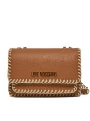 LOVE MOSCHINO Torebka JC4104PP1ILJ120A Brązowy. Brązowe torebki klasyczne Love Moschino, bez wzorów, ze skóry, bez dodatków. Za 939.99 zł.