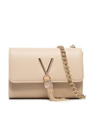Valentino Torebka Divina Sa VBS1IJ03 Beżowy. Brązowe kopertówki Valentino, bez wzorów, ze skóry, wizytowe, bez dodatków. Za 219.99 zł.