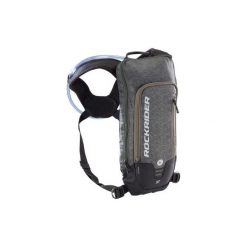 Plecak rowerowy MTB ST 500 3 L z bukłakiem. Zielone plecaki ROCKRIDER, bez wzorów, z materiału, bez dodatków. Za 79.99 zł.