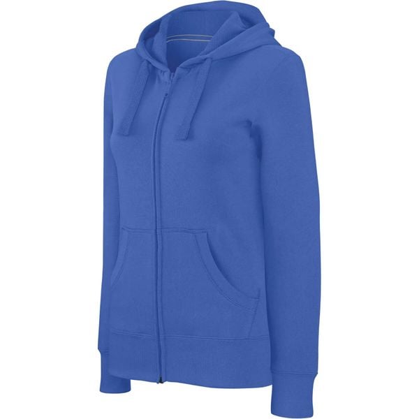 Kurtka damska z kapturem na zamek Kariban. Czarne kurtki KARIBAN, xl, bez wzorów, z bawełny, eleganckie, z kapturem. Za 217.50 zł.