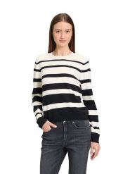 BETTY & CO Sweter w kolorze kremowo-czarnym rozmiar: 44. Brązowe swetry Betty & Co, bez wzorów, bez ramiączek. Za 154.95 zł.