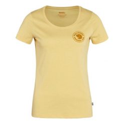 Koszulka damska Fjallraven 1960 Logo T-shirt. Żółte t-shirty sportowe Fjällräven, xs, bez wzorów, bez ramiączek. Za 161.99 zł.