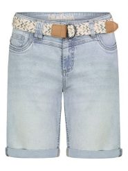 Sublevel Bermudy dżinsowe w kolorze błękitnym rozmiar: S. Niebieskie szorty Sublevel, z aplikacjami, ze skóry, klasyczne. Za 113.99 zł.