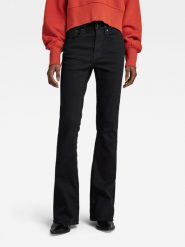 G-Star Dżinsy "3301" - Skinny Flare fit - w kolorze czarnym rozmiar: W25/L30. Czarne jeansy G-Star, l, z aplikacjami, klasyczne. Za 176.50 zł.