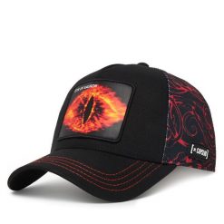 Czapka z daszkiem Capslab. Czarne czapki z daszkiem CapsLab, bez wzorów. Za 169.99 zł.