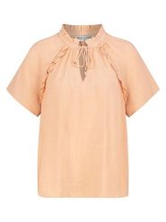 Eight2Nine Bluzka w kolorze brzoskwiniowym rozmiar: L. Pomarańczowe bluzki Eight2Nine, l, bez wzorów, bez kołnierzyka, bez ramiączek. Za 82.99 zł.